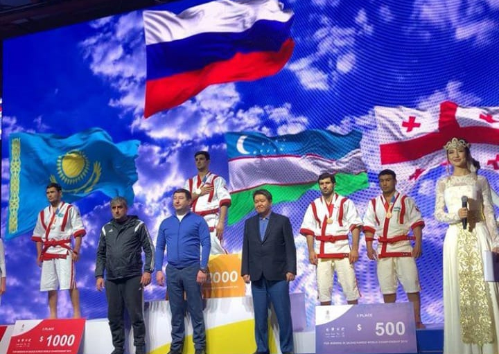 Армавирец Арам Григорян — чемпион мира по борьбе казах-курес