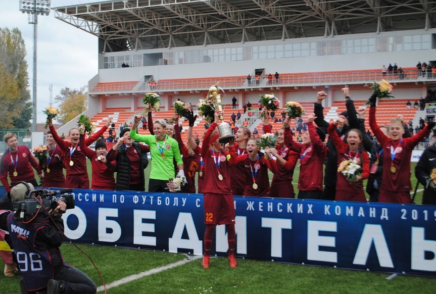 Финал Кубка России по футболу среди женщин прошел в Армавире