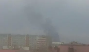 Очевидцы из Армавира сообщили о пожаре в районе Стекольного завода