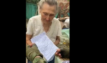 Бабушке, которая под обстрелами ВСУ раздавала козье молоко младенцам, казаки привезли зерно