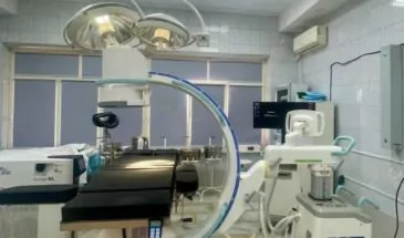 В городской больнице установили рентгеновский аппарат для сложных операций