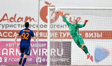 Вратарь ФК «Армавир» стал лучшим футболистом октября по версии ФНЛ