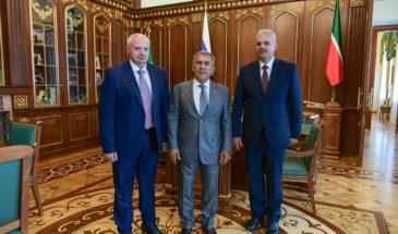 Глава города Андрей Харченко встретился с Президентом Татарстана Рустамом Миннихановым