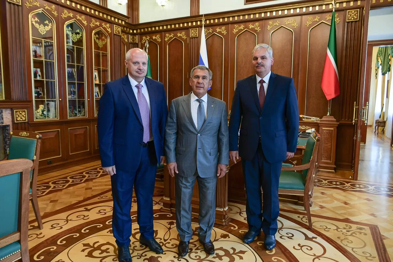 Глава города Андрей Харченко встретился с Президентом Татарстана Рустамом Миннихановым