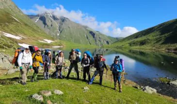 Две недели туристы из Армавира провели в горах Северного Кавказа