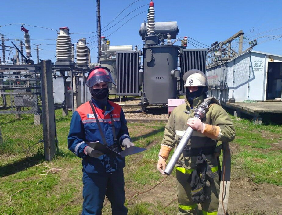 Энергетики и МЧС провели противопожарную тренировку в Армавире