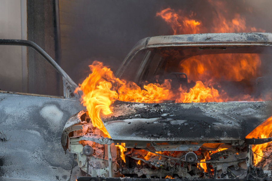 За два месяца в Армавире сгорели четыре автомобиля