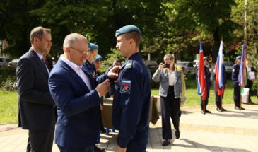 В Армавире наградили лучшие военно-патриотические клубы за несение Вахты памяти на Посту № 1