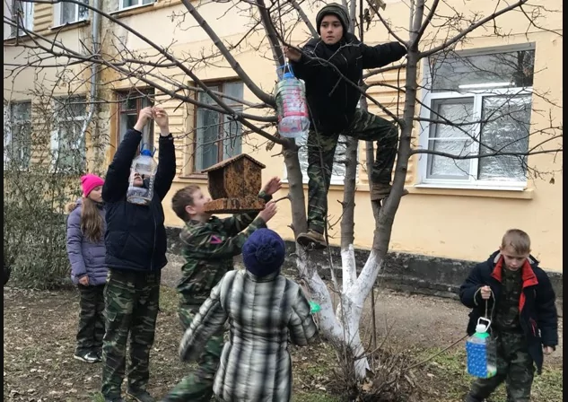 Зимнюю экологическую акцию устроили армавирские школьники