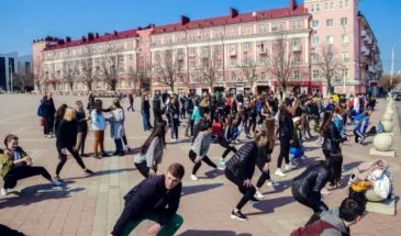 В Армавире прошла массовая зарядка