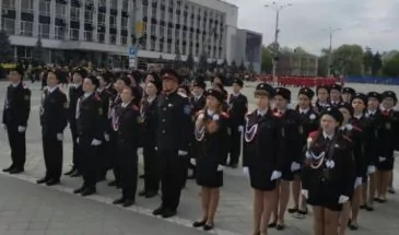 Армавирские казачата стали участниками парада ККВ в Краснодаре