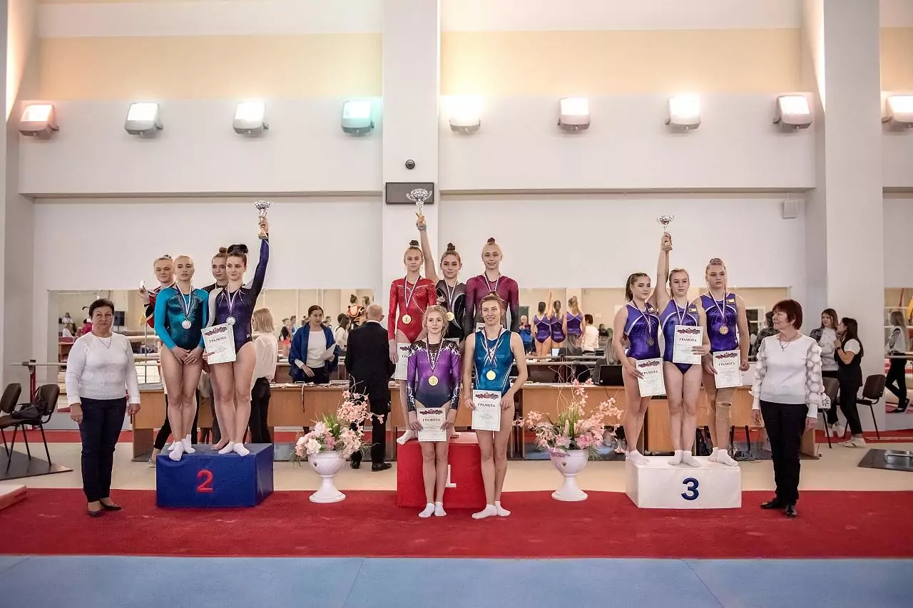 Армавирские спортсменки заняли второе место в командном зачёте чемпионата и первенства Краснодарского края по спортивной гимнастике