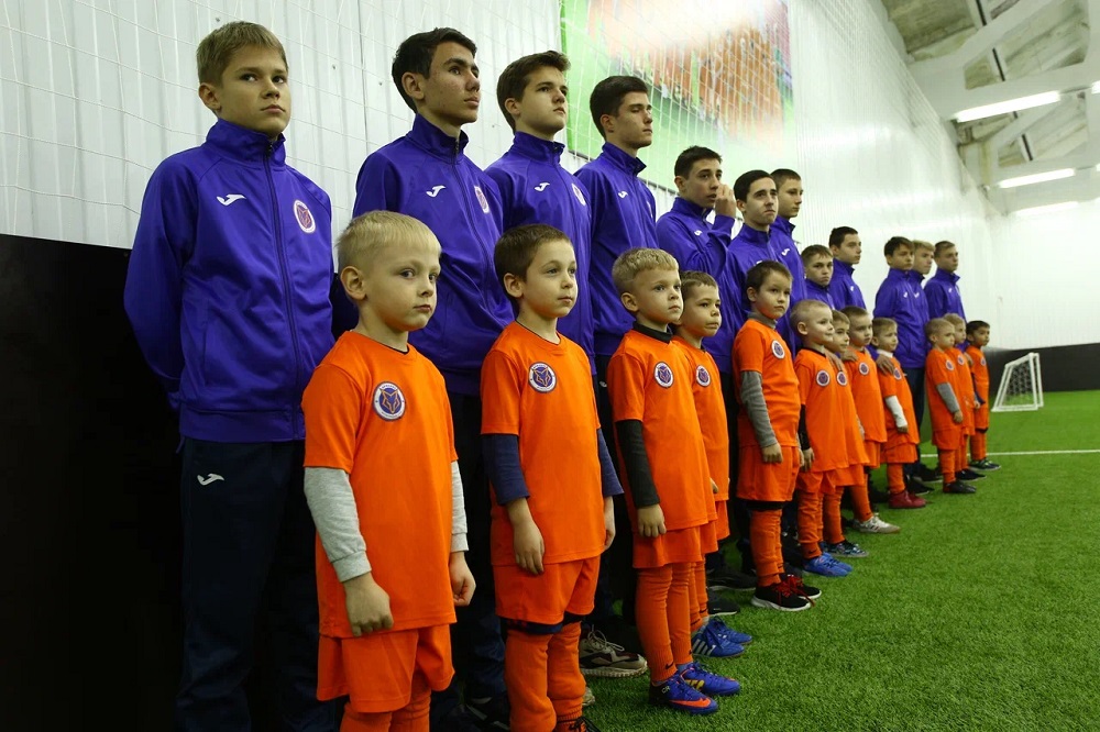 У базовой школы академии ФК «Армавир» появился футбольный манеж