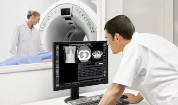  На аппарате компьютерной томографии легких в Армавире ежедневно проводят более 100 исследований