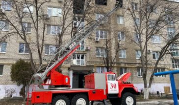 В Армавире на улице Луначарского произошло возгорание жилого дома
