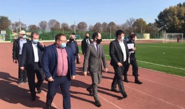 Армавир с рабочим визитом посетил министр спорта Кубани Алексей Чернов