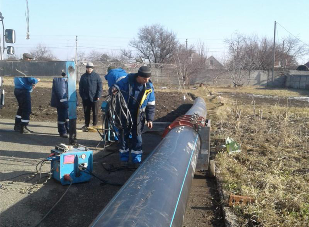 В Армавире проложили первый километр нового трубопровода в Заветный