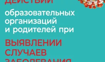 Алгоритм действия образовательных учреждений при выявлении случаев COVID-19