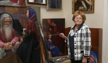 Армавирская художница Ольга Марахина смотрит на окружающий мир через аллегорию и цвет