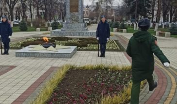 Воспитанники парадно-строевого взвода стали вторыми в крае в конкурсе среди отрядов по несению Почетной Вахты Памяти на Посту № 1