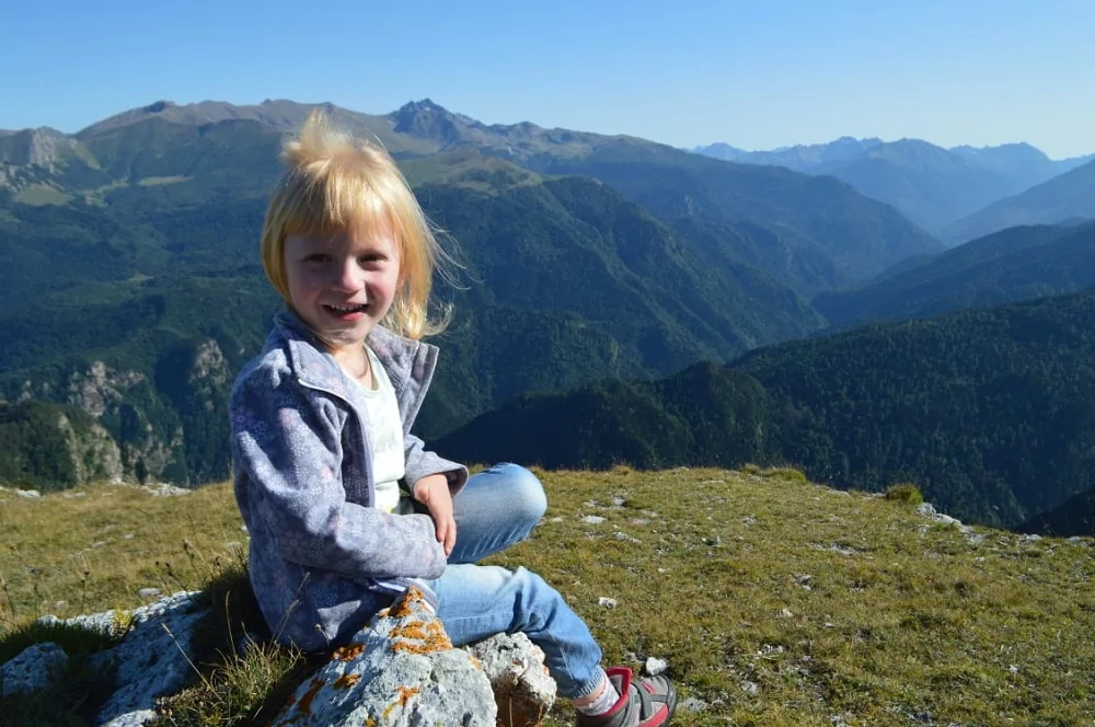 Сергей Рябоконь впервые взял дочь в горы, когда ей исполнилось полтора года