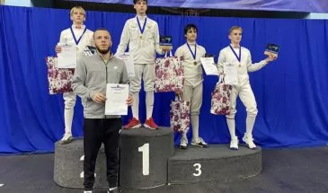 Савва Тихонов победил на Всероссийских соревнованиях по фехтованию «Волга-Волга»
