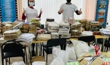 Молодежь города возрождает традицию сбора вторсырья