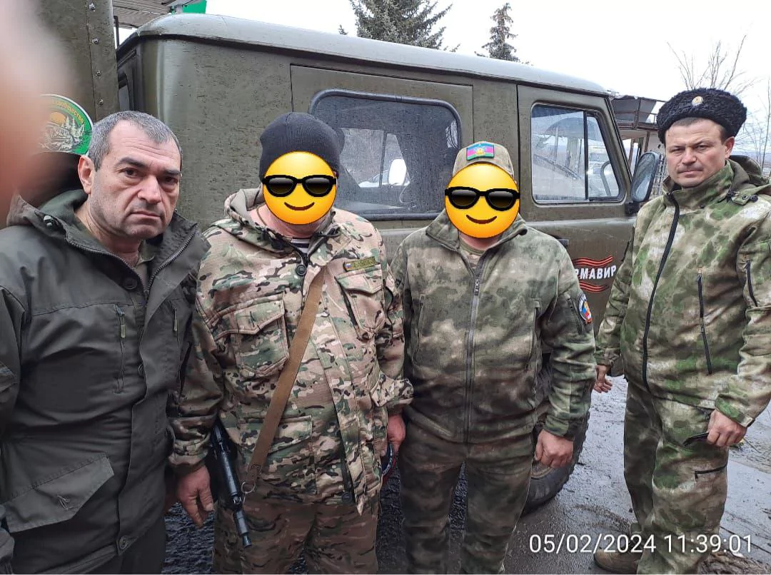 Карен Джанунц купил и доставил на позиции вооружённых сил России УАЗ и антибликовый прицел с тепловизором