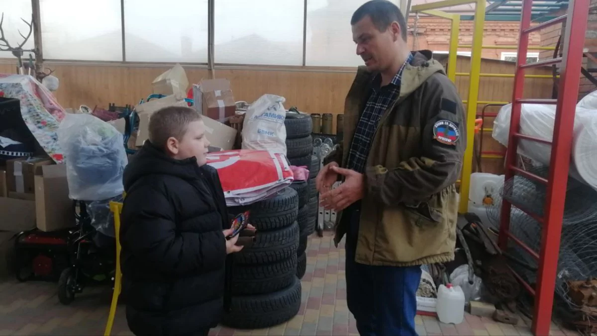 Третьеклассник Марк Бакланов призвал оказывать гуманитарную помощь русским бойцам