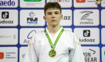 17-летний Ярослав Бунаков завоевал золотую медаль на юношеском Кубке Европы по дзюдо