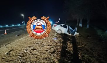 40-летний водитель и его 32-летний пассажир погибли сегодня на трассе