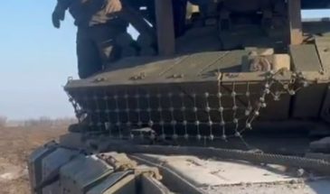 Танкисты с Запорожского направления передали привет ученикам 3 «Б» класса школы № 12