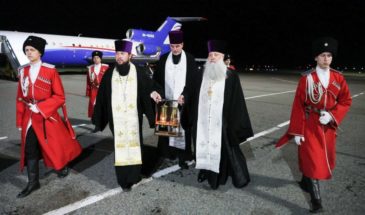 В Краснодарский край прибыл Благодатный огонь