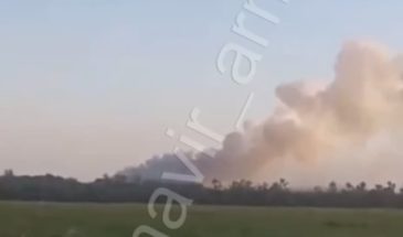 Рано утром загорелся мусор на полигоне в Глубоком