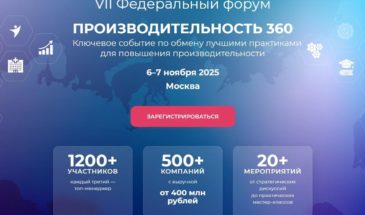 Решения для развития индустрии гостеприимства обсудят на форуме «Производительность 360»
