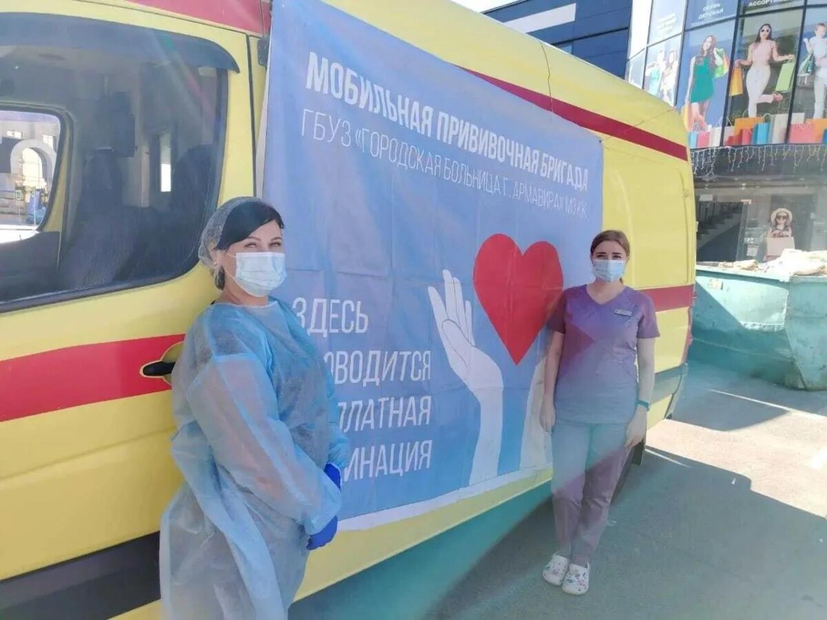 Бесплатно привиться от гриппа можно в выходные в мобильных пунктах