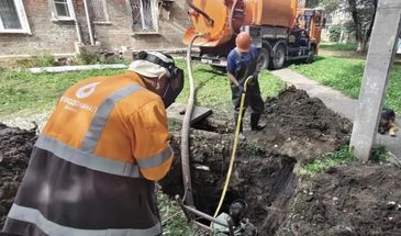 Трубопровод отремонтировали по улице Шоссейной
