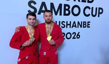 Бронзовую медаль получил Эдуард Мурадян на Кубке мира по самбо