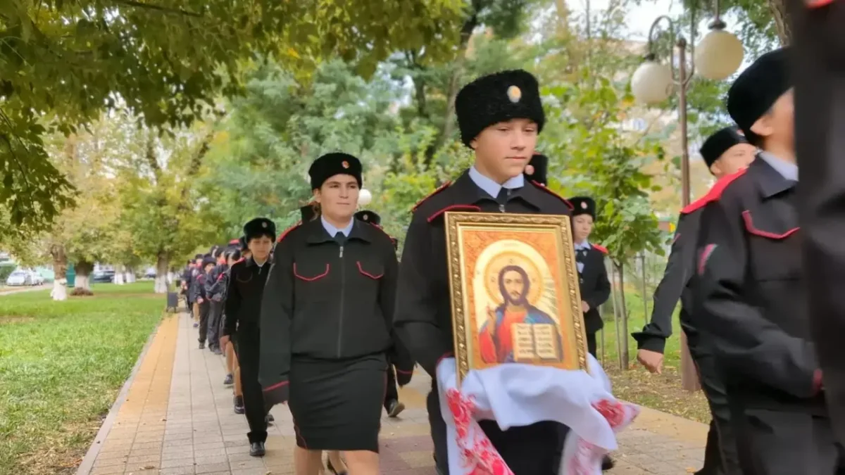 70 учеников школы № 1 «Казачья» вступили в казачество 